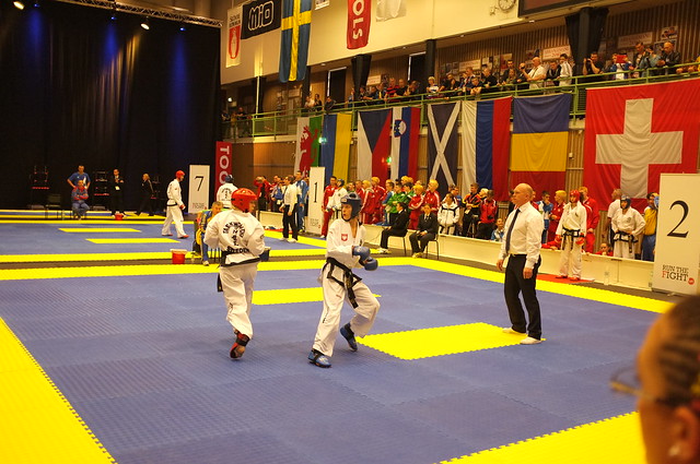 Taekwondo competition