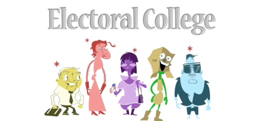 cartoon representations of electoral college electors